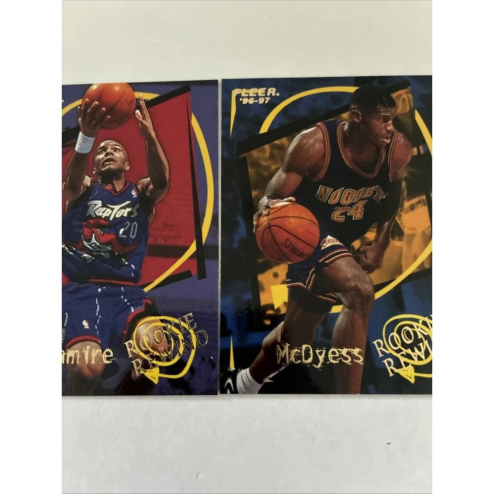 1996-97 Fleer - Rookie Rewind‎ Damon Stoudamire #10 And Antonio Madurese # 5